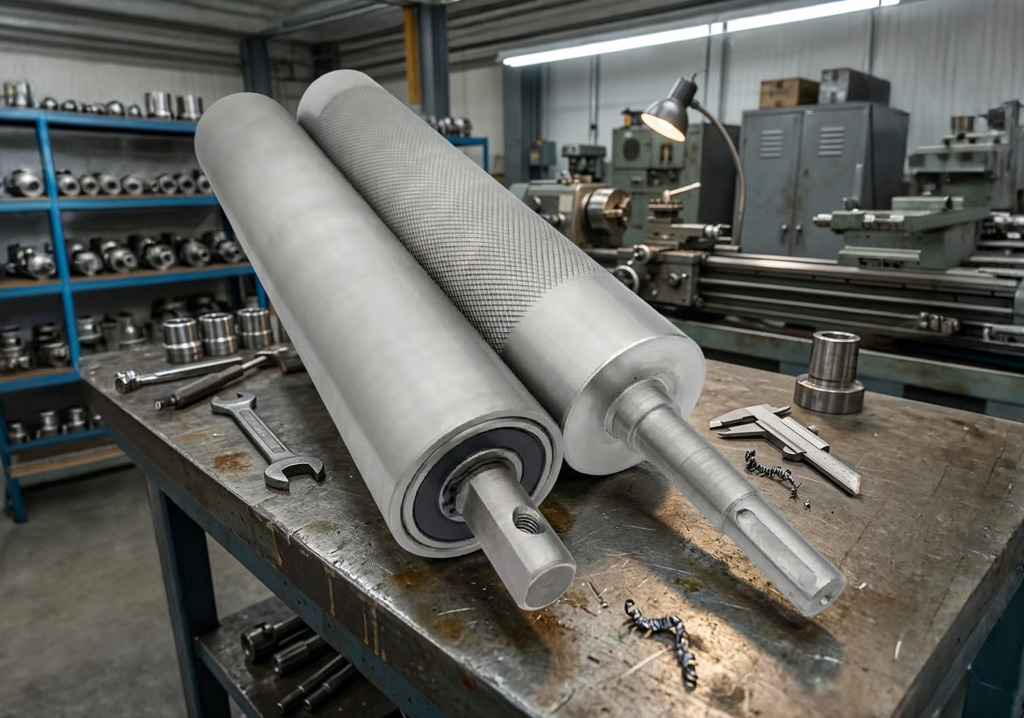 rodillo cabeza y cola